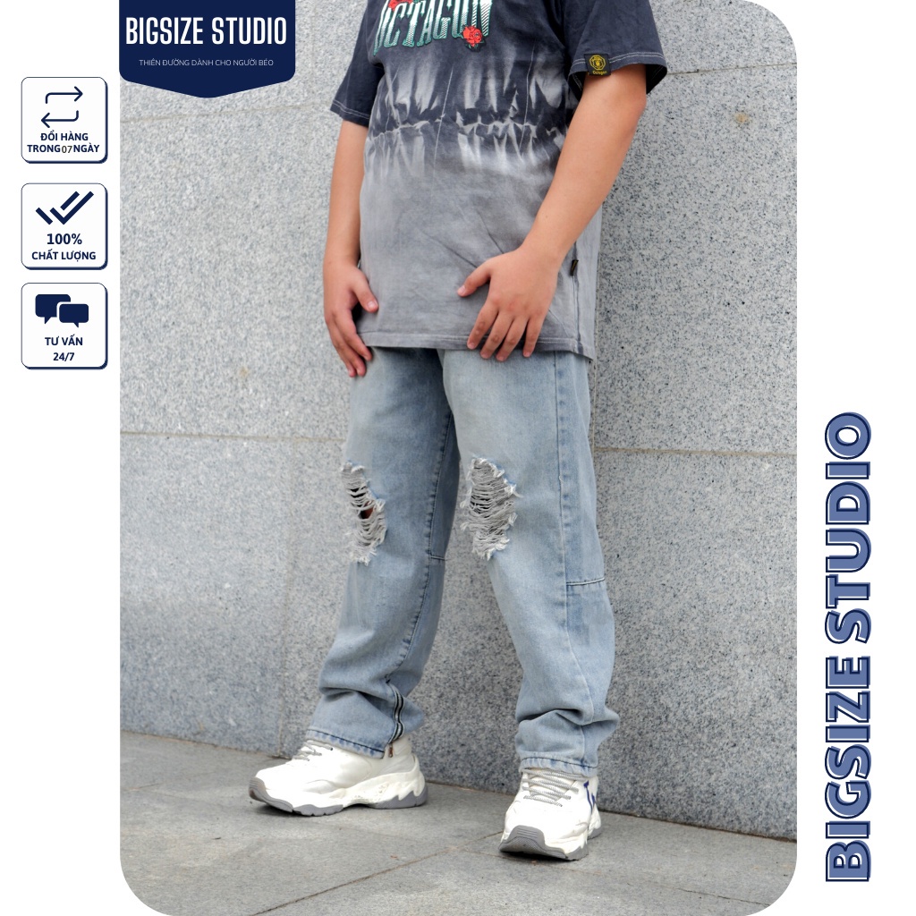 ♧✳☬QUẦN JEAN WASH PHIÊN BẢN ĐẶC BIỆT DÀNH CHO NGƯỜI BÉO BIGSIZESTUDIO