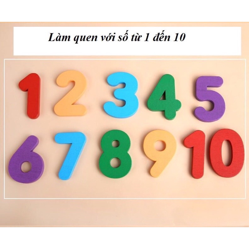 Bộ toán học kèm que tính và bút cho bé