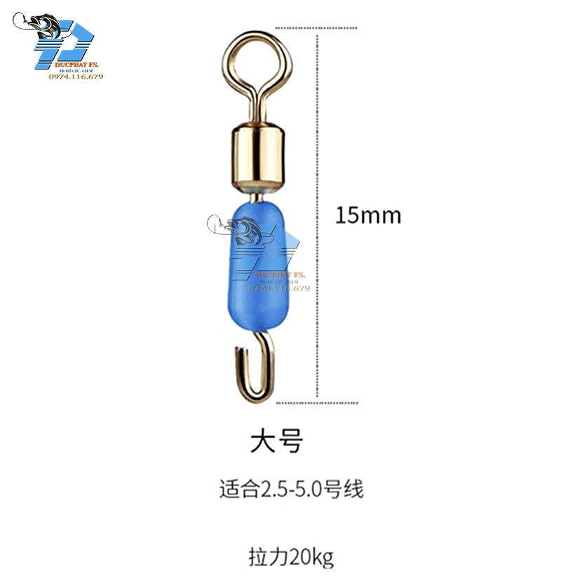 Mani số 9 cao su màu xanh cao cấp