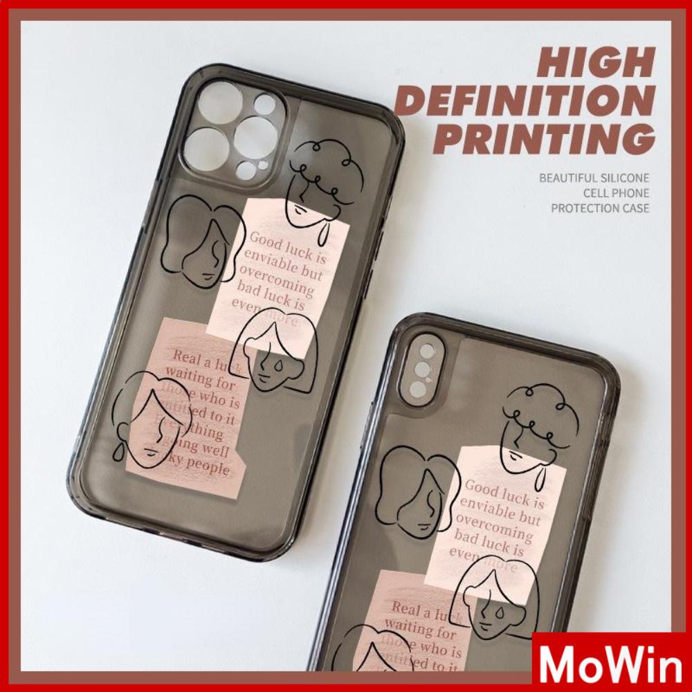 Ốp Điện Thoại Silicon Trong Suốt Viền Vuông Chống Sốc Bảo Vệ Camera Cho iPhone 13 Pro Max 12 Pro Max 11 7 Plus