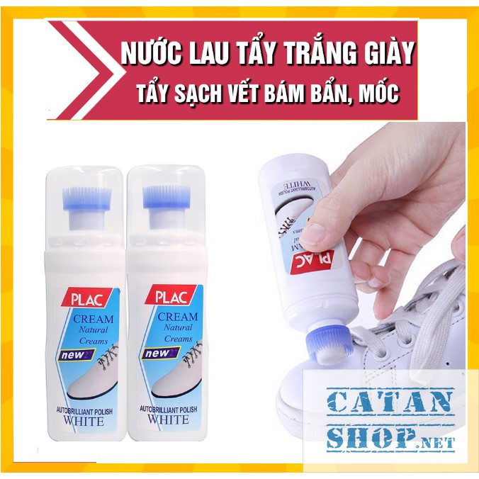 Nước Lau Giày PLAC đa năng 100ml ❤️FREESHIP❤️ nước tẩy trắng giày Thần thánh dễ sử dụng GD265-NLGIAY