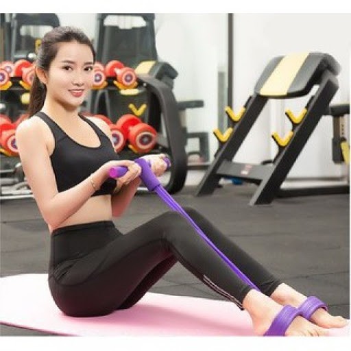 Dụng Cụ Tập Gym, Tập Cơ Bụng Tại Nhà, Kéo Tay Tummy Trimmer Dây Cao Su(nhiều màu0