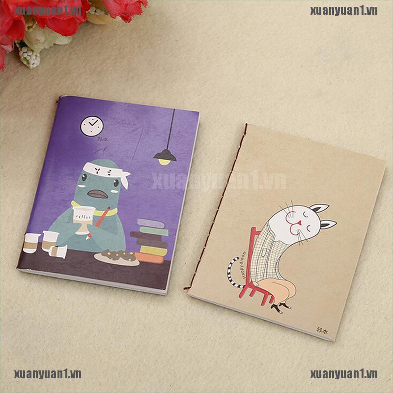 1 [XUANYUAN1] Sổ Tay Mini Bỏ Túi In Hình Hoạt Hình Dễ Thương