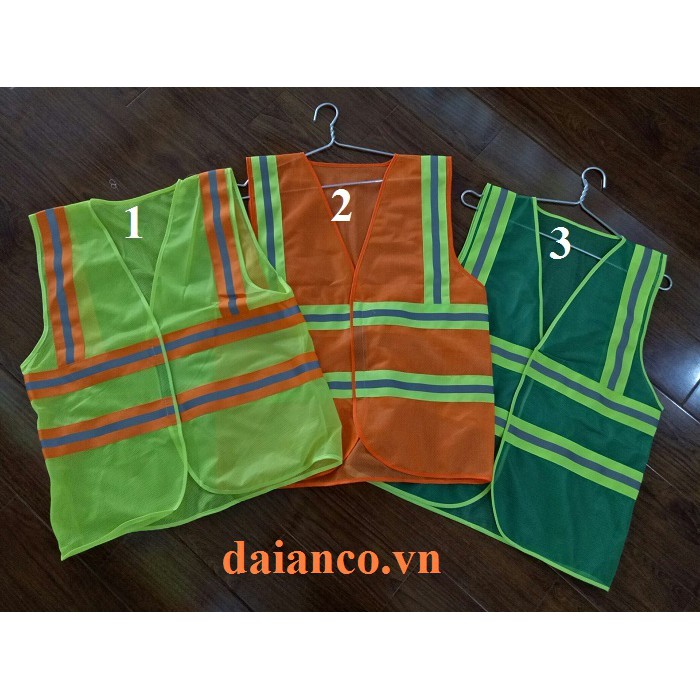 Áo bảo hộ lao động lưới phối phản quang 3M