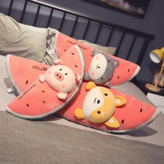 Gối nhồi bông hình dưa hấu / thỏ đáng yêu