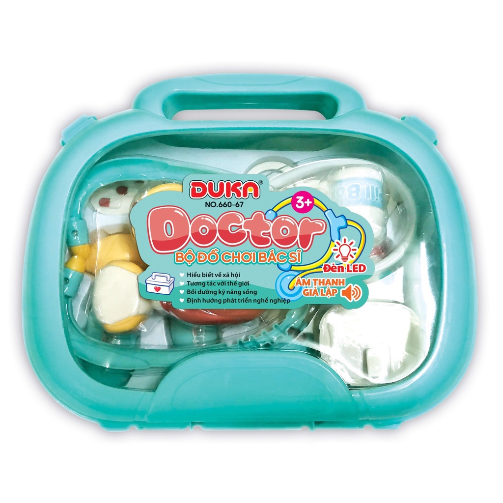 Bộ Đồ Chơi Bác Sĩ , Máy Tính Tiền Siêu Thị, Nấu Ăn Nhà Bếp - DUKA TOYS ( Tùy Chọn)