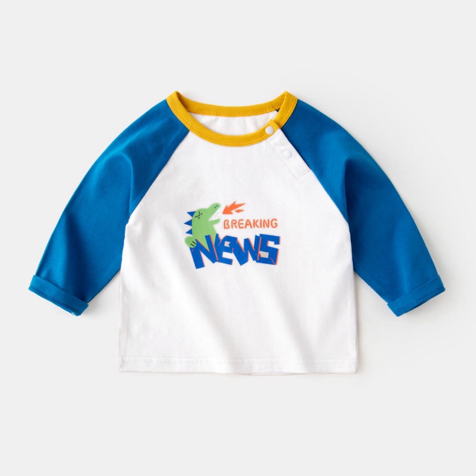 Áo thun lạnh kiểu dáng hình thú, áo dài tay cho bé Trai bé Gái từ 4-18kg