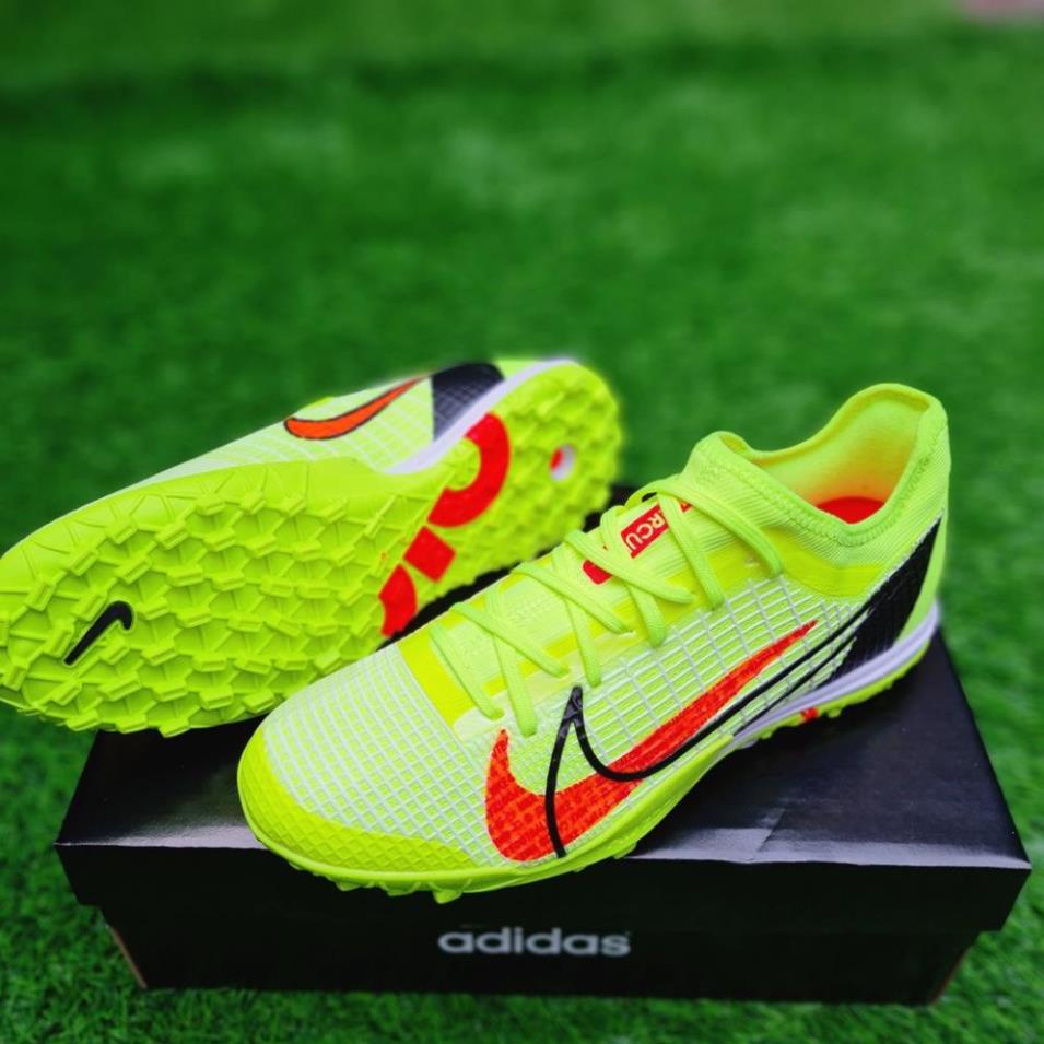 Xả [Tặng Balo Rút + Tất, Vớ] Giày Đá Bóng Sân Cỏ Nhân Tạo Mercurial Vapor 14 Pro TF Brawler # ⚡ 🚙