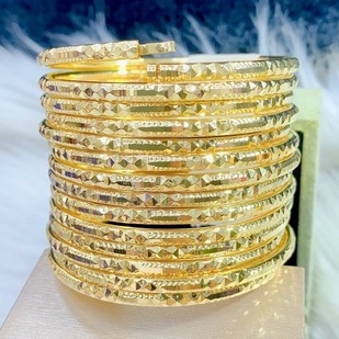 Vòng simen vàng, có khóa vàng thật - XM265221 JURI SHOP - không đen không dị ứng - Có đủ size, đổi trả nếu không vừa