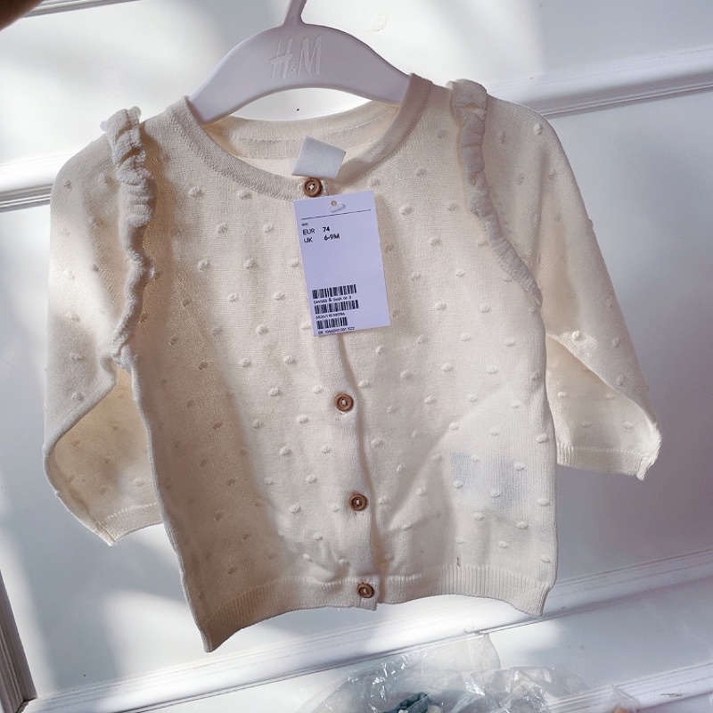Áo len cardigan cho bé gái | Hm Aut | Săn sale Hm uk