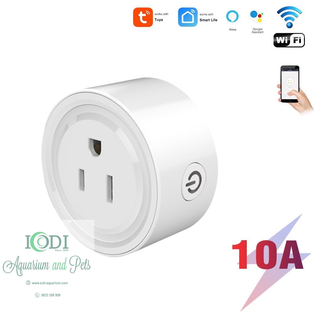 Ổ Cắm Wifi Tuya Smartlife Điều Khiển Qua Điện Thoại Thông Minh