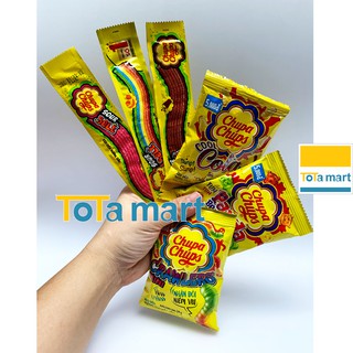 Kẹo dẻo Chupa Chups cầu vồng gấu Cola. HSD ghi bên dưới.