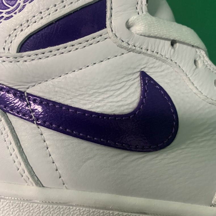Giày Sneake Air Jordan 1 Retri High 'GRAND PURPLE',Jordan 1 Tím Trắng
