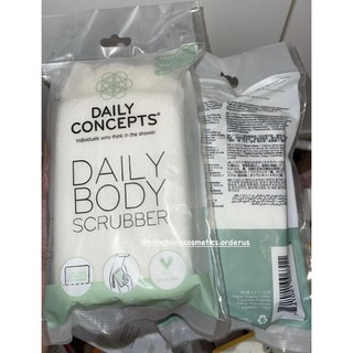 Bông tắm tẩy da chết daily concepts daily body scrubber