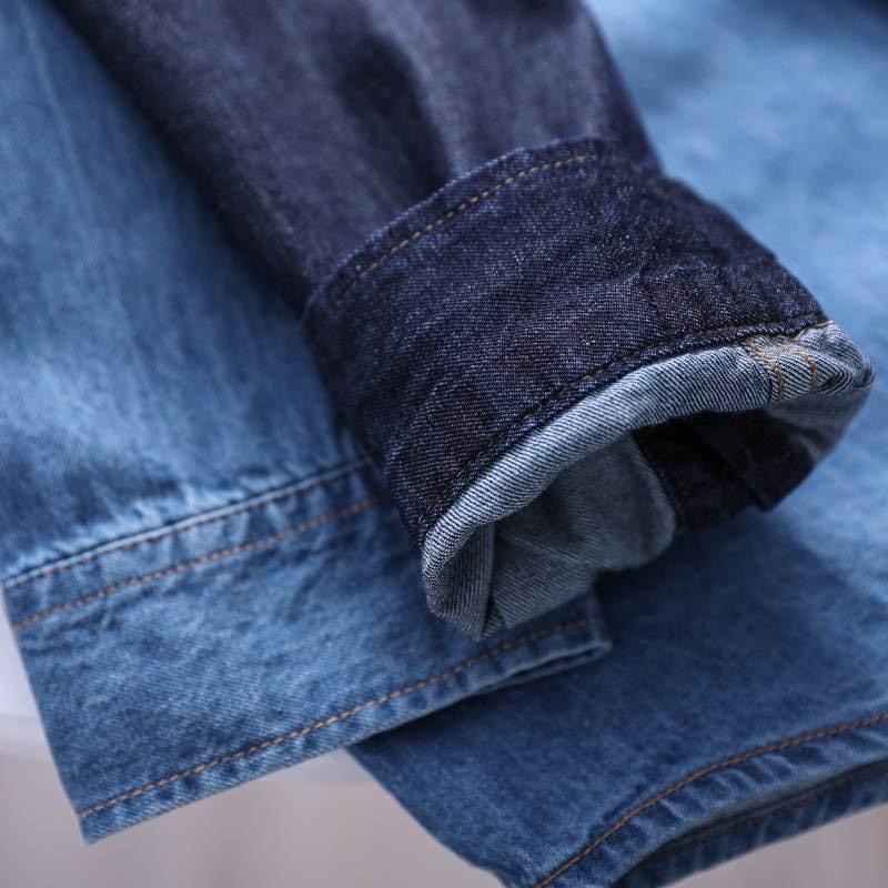 Áo Bò Denim Áo Sơ Mi Jean Dài Tay Đủ Size Nam Nữ Chống Nắng, Dễ Mặc, Đi Chơi Đi Làm Thoải Mái Hình Ảnh + Video