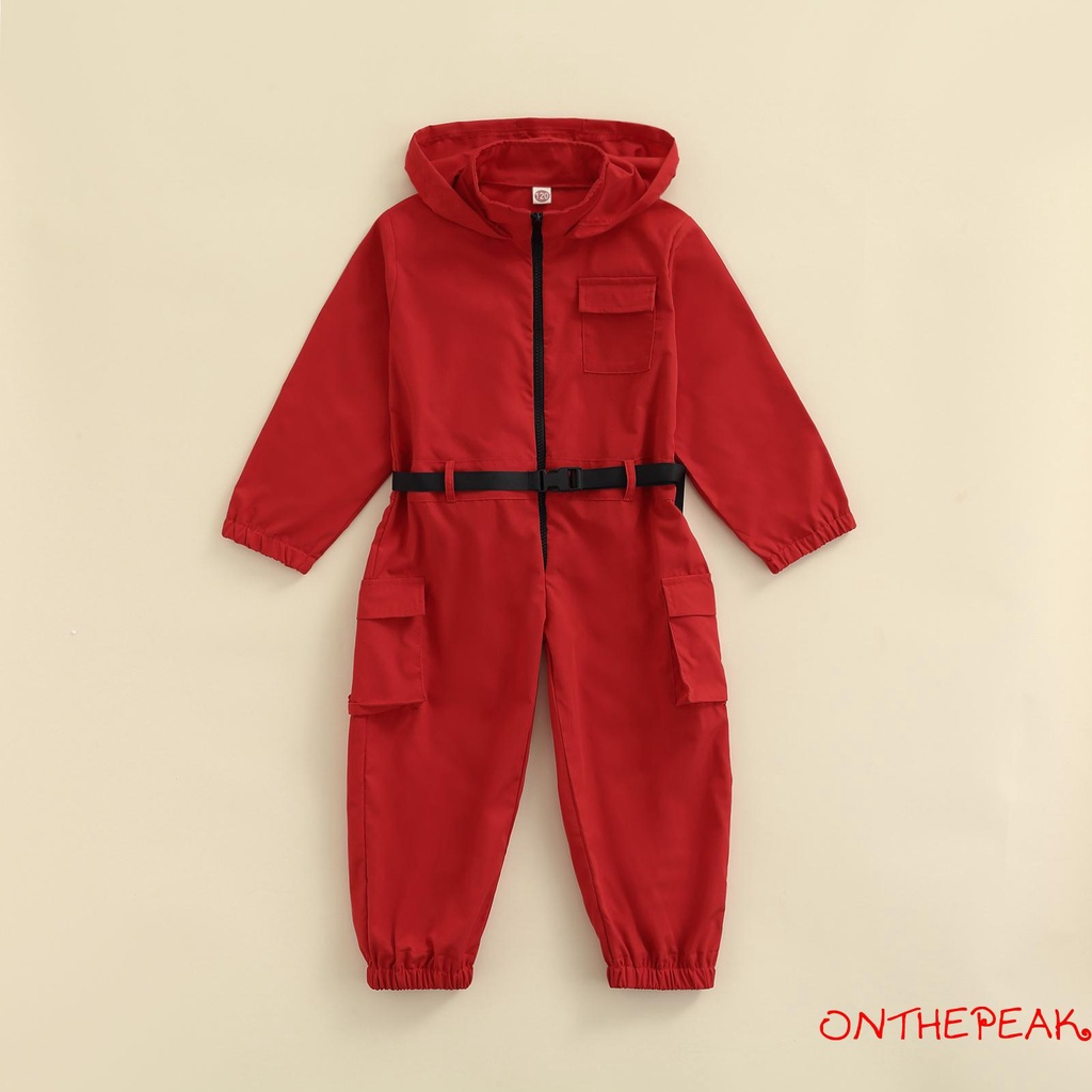 Bộ Trò Chơi Mực 2 Mảnh Bao Gồm jumpsuit + Thắt Lưng Cho Bé