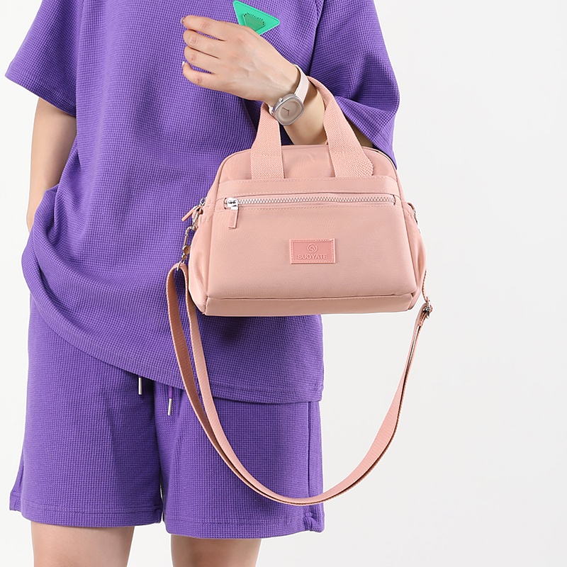 Túi Đeo Chéo Canvas Chống Nước Phong Cách Hàn Quốc Cho Nữ Beg Tangan Wanita Murah Cantik Beg Silang Perempuan