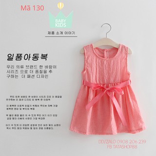 Váy bé gái đến trường 8 đến 22kg
