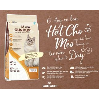 Hạt CunCun dành cho mèo mọi lứa tuổi 1kg2