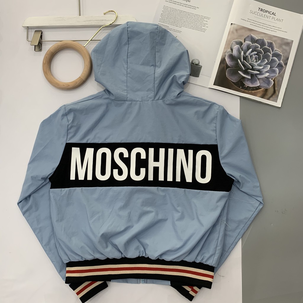 Áo gió MOSCHINO 2020 kho_lương_hien Chuẩn From+Hàng xuất khẩu