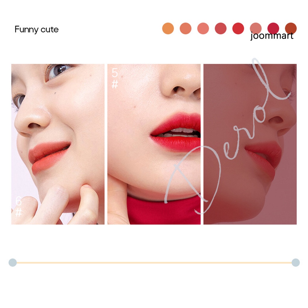 【JM】8Pcs DEROL Lip Makeup Mini Portable Long-lasting Little Capsule Lipstick for Daily Life