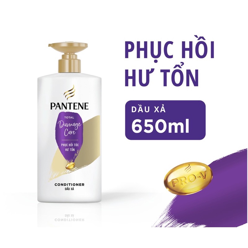 DẦU XẢ PANTENE 650ML NGĂN RỤNG TÓC/ PHỤC HỒI HƯ TỔN/ SUÔN MƯỢT ÓNG Ả