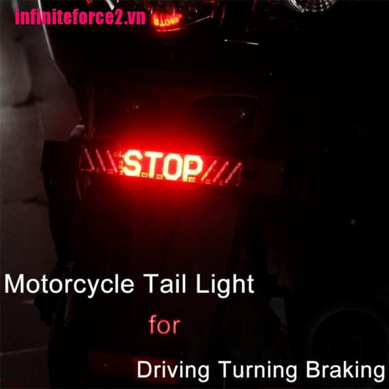 [IN2VN]51 LED Motorcycle Rear Tail Stop Brake Turn Signal License Plate Light DRL Lamp