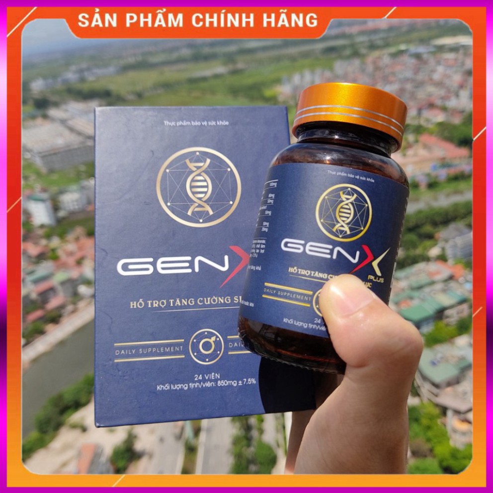 SĂN SALE NÀO MỌI  NGƯỜI  Liệu trình 3 hộp Gen X Plus hộp 24 viên chính hãng giá tốt - Tăng cường sinh lý nam SĂN SALE NÀ