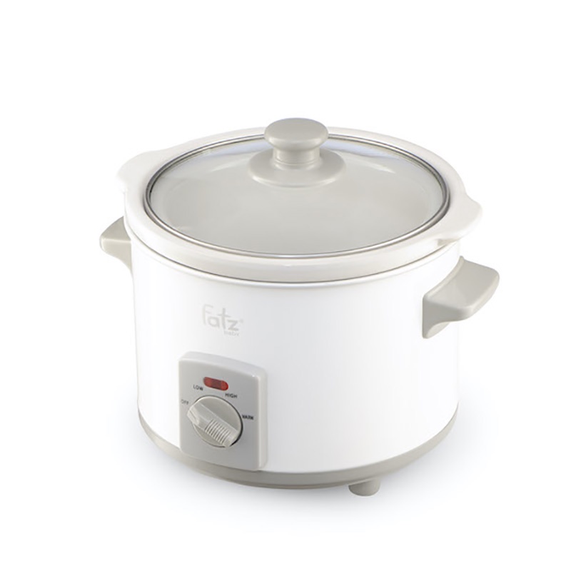 Nồi nấu chậm 1,5 lít Fatz baby SPFB9015MH và Nồi nấu chậm 2,5 lít Fatz baby SPFB9020MH