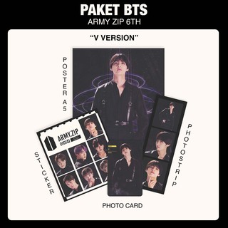 Túi đựng đồ in hình nhóm nhạc BTS ARMY ZIP 6TH 2020 2AA