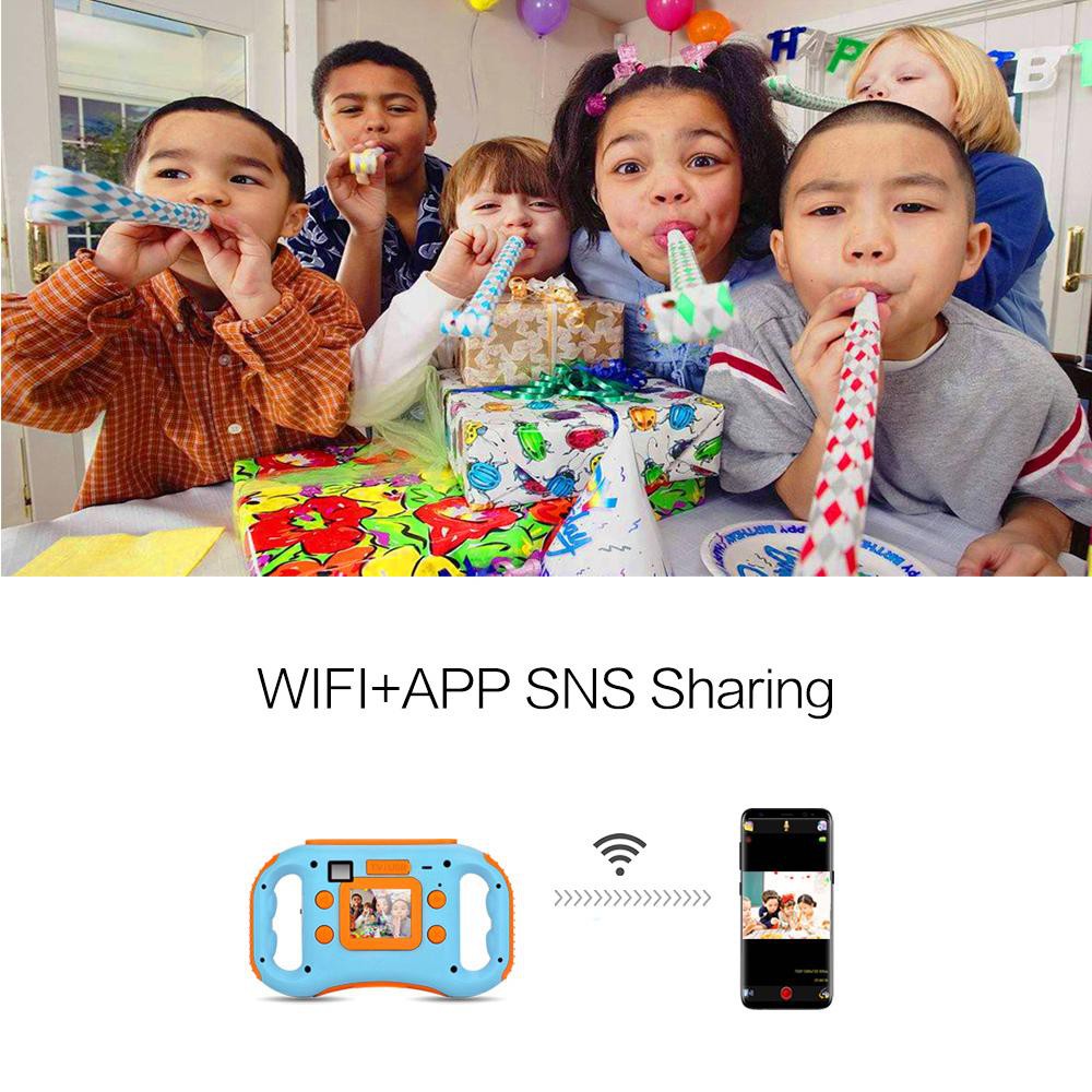 Camera kỹ thuật số AMKOV phát wifi cho trẻ em Max . 5 Mega Pixels | BigBuy360 - bigbuy360.vn