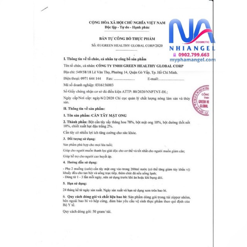 Bột Cần Tây Mật Ong Collagen 60g (15 gói x 4g) hỗ trợ giảm cân, detox thải độc, thanh lọc cơ thể | BigBuy360 - bigbuy360.vn