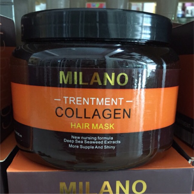 Kem Ủ Tóc MILANO Collagen Hair Mask phục hồi tóc siêu mềm mượt 1000ml