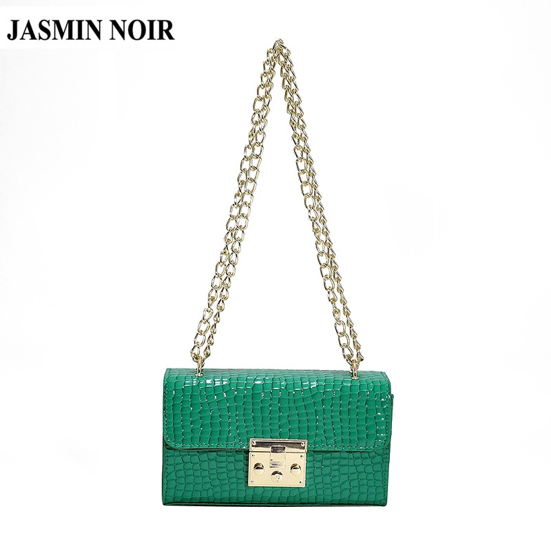Túi Đeo JASMIN NOIR  Chéo Giả Da Cá Sấu Thời Trang Nữ