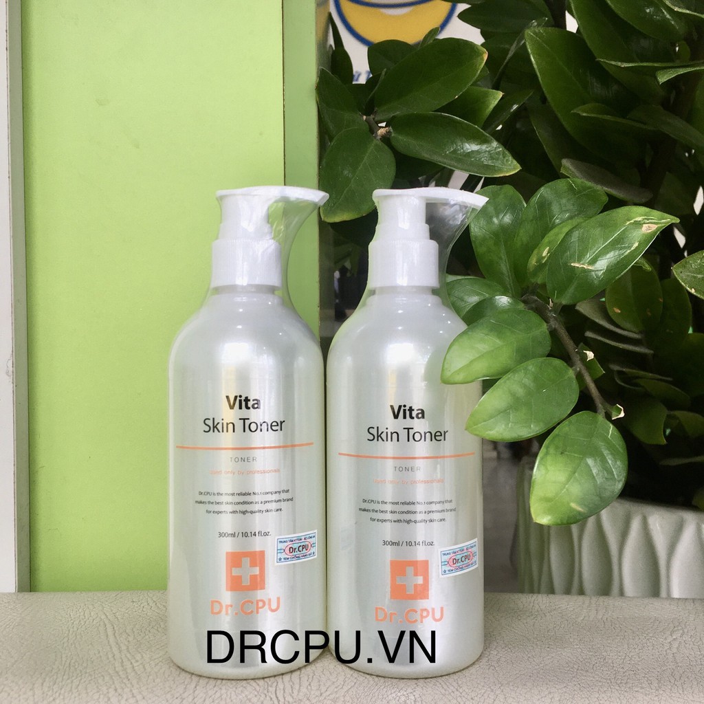 Nước hoa hồng trắng da vita skin toner Dr Cpu