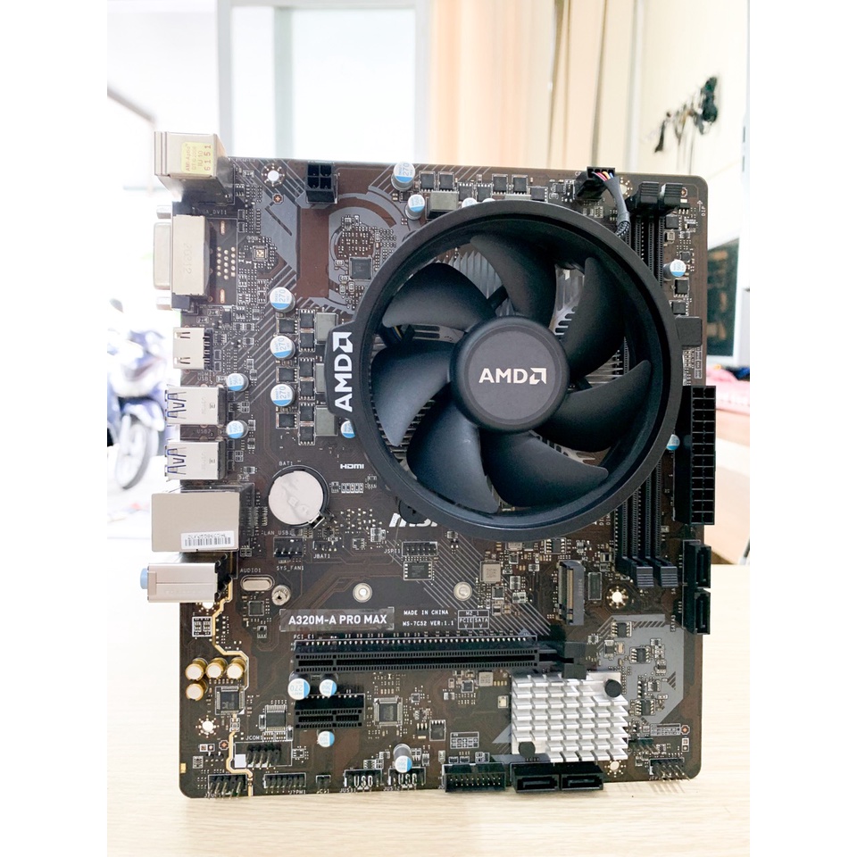 Combo AMD A320 + ryzen. 3.  2300x. + Fan zin