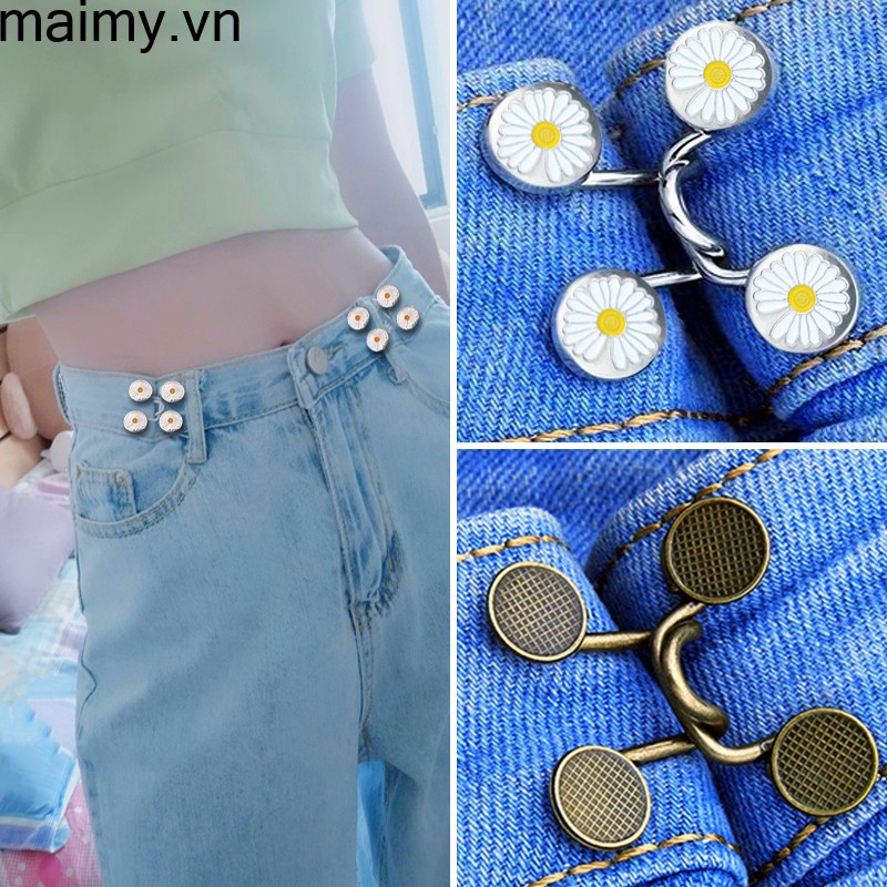 Nút khóa thắt lưng móc đai có thể điều chỉnh cho quần jean kích thước 25/32mm có thể tháo rời