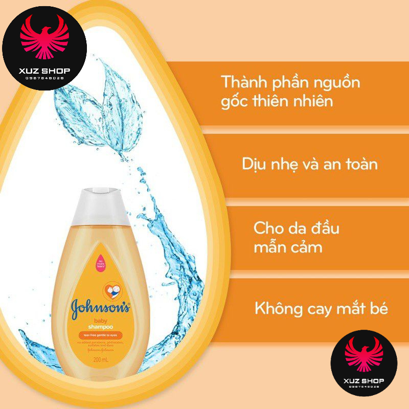 Dầu gội Johnson's Baby Shampoo CAM