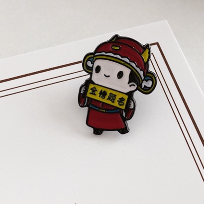 Ghim cài áo hình hoạt hình dễ thương phong cách Hàn Quốc