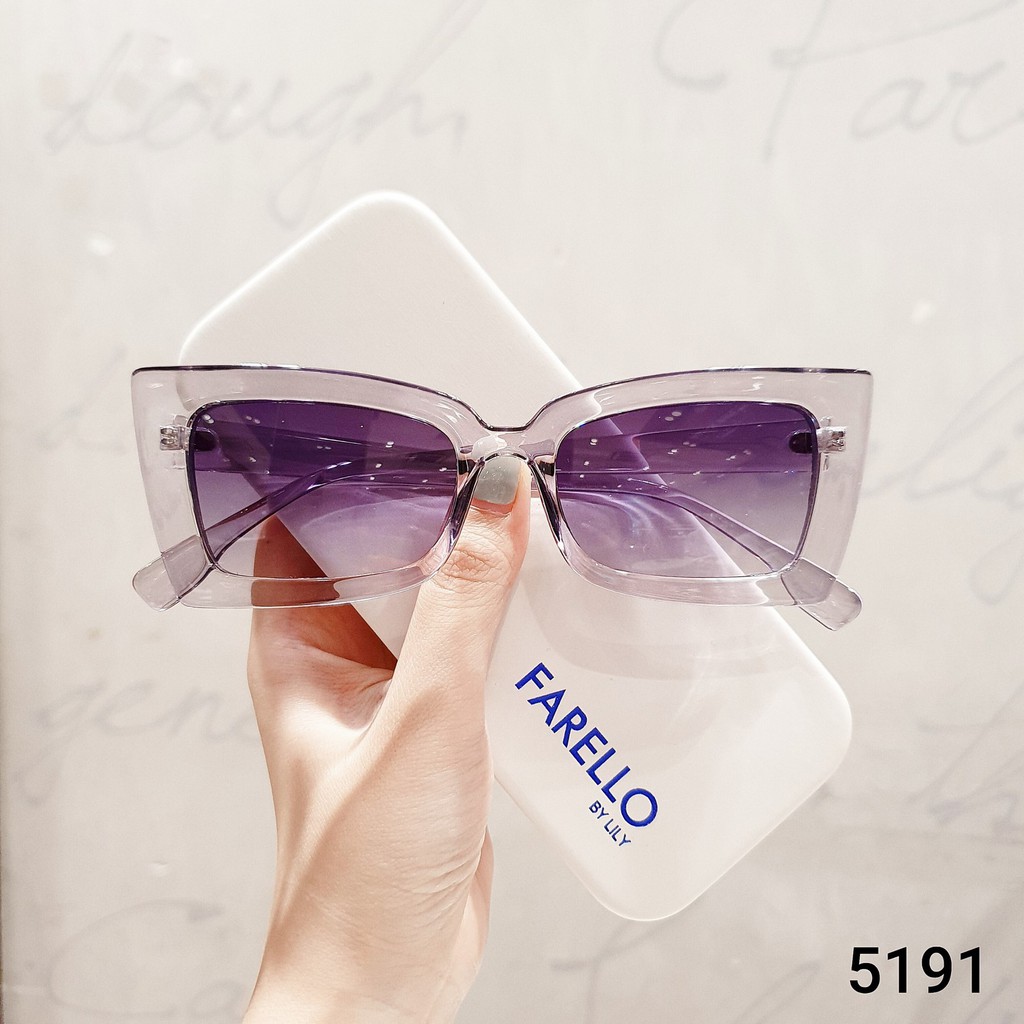 Kính mát nữ Lilyeyewear mắt mèo chống UV400, chất liệu nhựa chắc chắn - 5191 | BigBuy360 - bigbuy360.vn