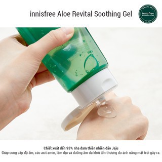 [HÀNG CHÍNH HÃNG] Gel Dưỡng Ẩm Đa Năng Nha Đam Innisfree, Phúc Hồi Da Tổn Thương, Dưỡng Ẩm Vượt Trội, Thể Tích 300ml