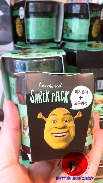 Mặt nạ đất sét bạc hà Shrek Pack
