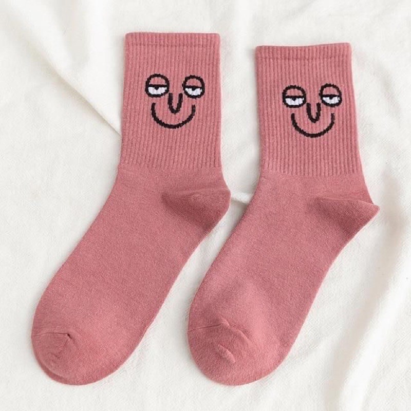 Vớ FACE SOCKS dễ thương, đầy đủ màu sắc