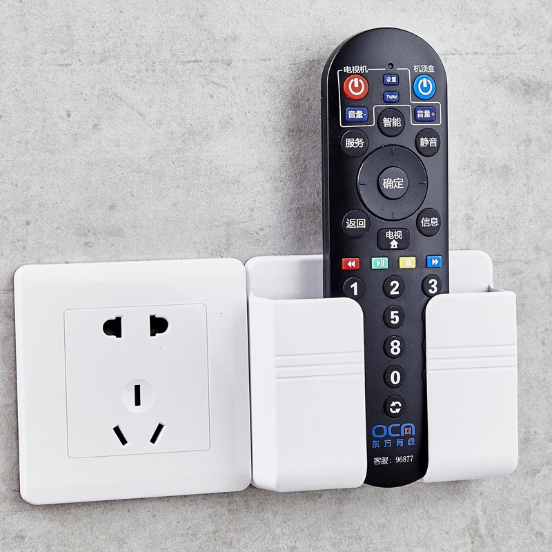 Giá Để Điện Thoại Dán Tường - Khay đỡ sạc điện thoại đựng remote tiện lợi 88245 Chợ Tốt Store