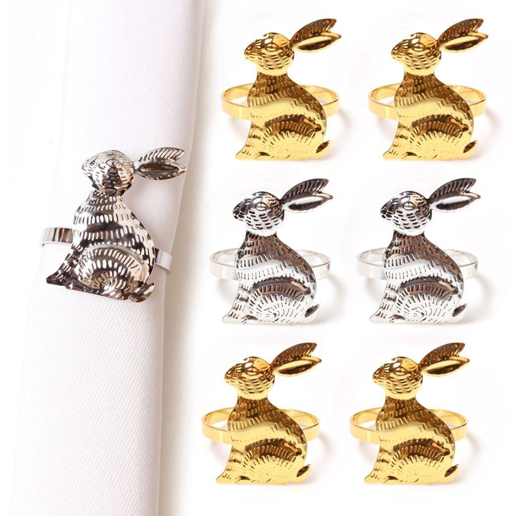 1 Phụ Kiện Trang Trí Bàn Thời Trang|Khóa Cài Khăn Ăn Bằng Kim Loại Dùng Trang Trí