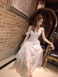 Váy vai trễ sang trọng (Order 7-10 ngày)
