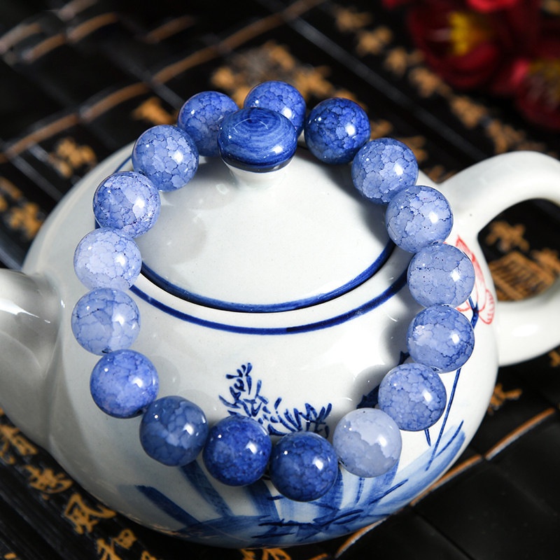 Vòng Tay Hạt Pha Lê Thủy Tinh Nhiều Màu Sắc 10mm Thời Trang Thanh Lịch diy Dành Cho Bạn Nữ