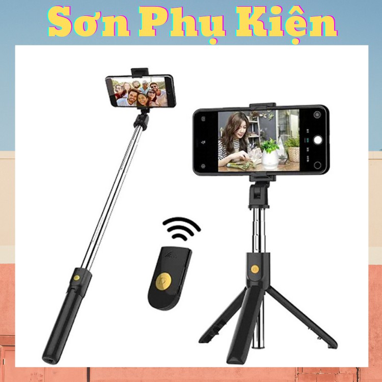 Gậy Tự Sướng Selfie 3 Chân Đứng Tripod K07 - - Cao Cấp Remote điều khiển từ xa - Giá Flas Sale