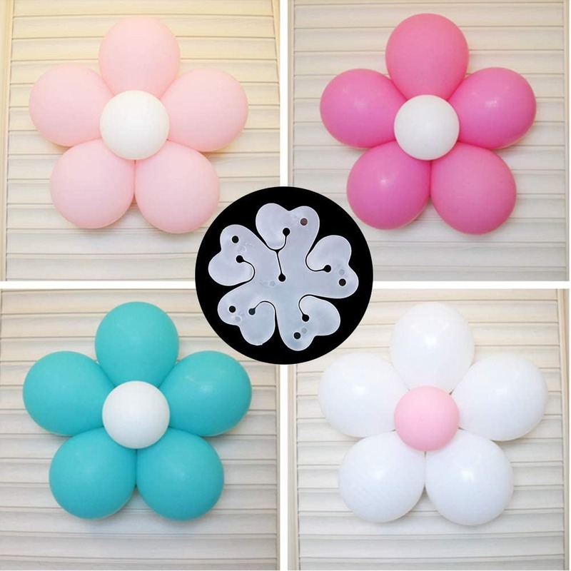 Set 50 Kẹp Bong Bóng Hình Hoa Mận 5 Trong 1