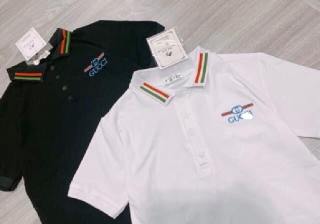 ÁO POLO CỔ ĐỨC THÊU VIỀN GỤ XI CỰC CHẤT